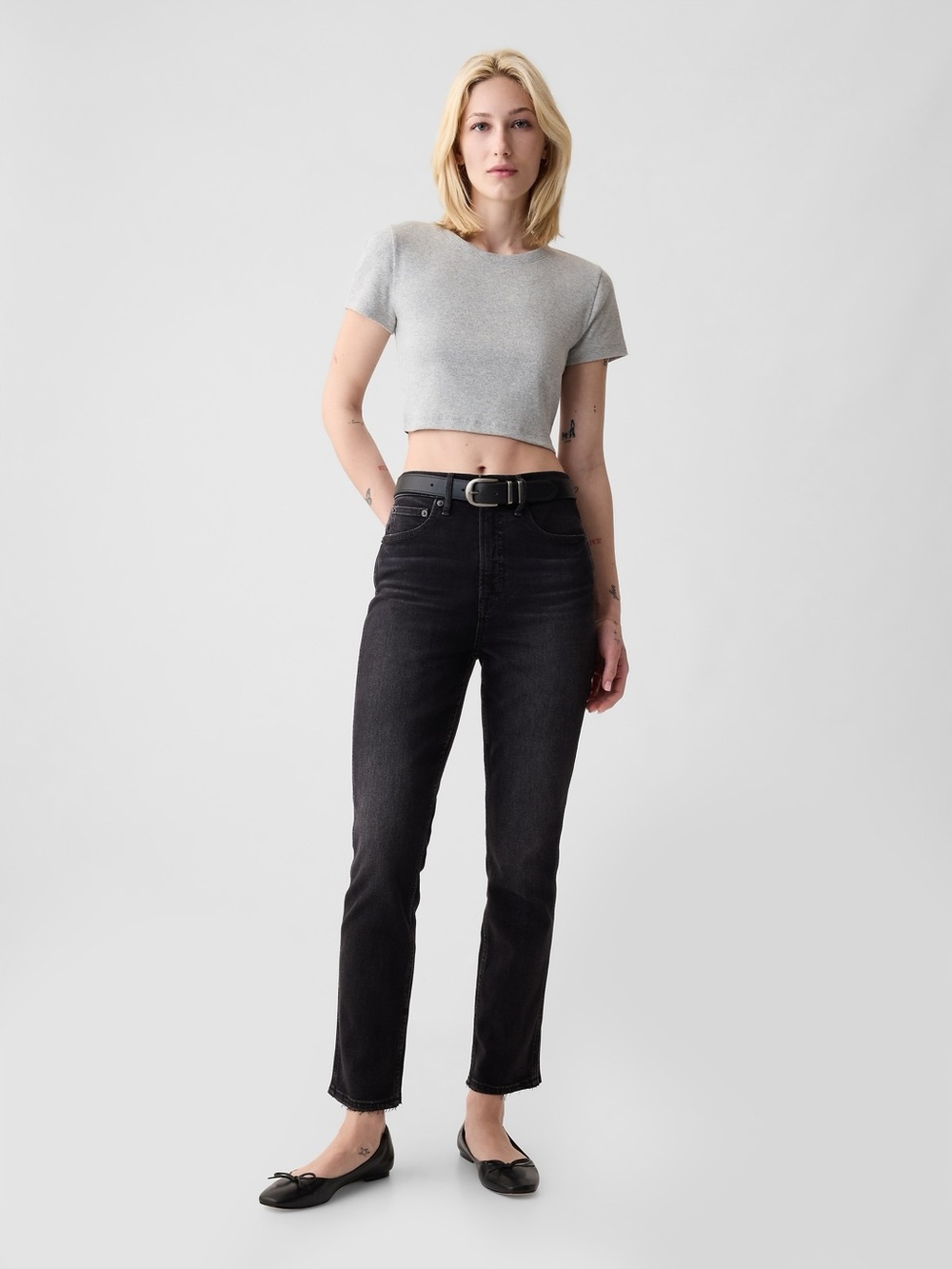 Nwt GAP Vintage Slim High Rise Jeans 660492-00 Black